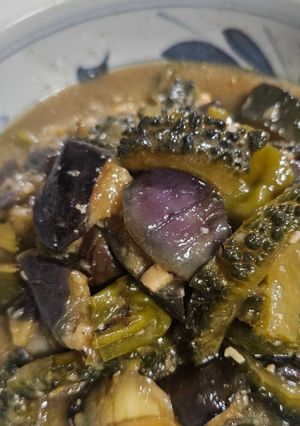 なす・ピーマン・ゴーヤの味噌炒め煮-レシピのメイン写真