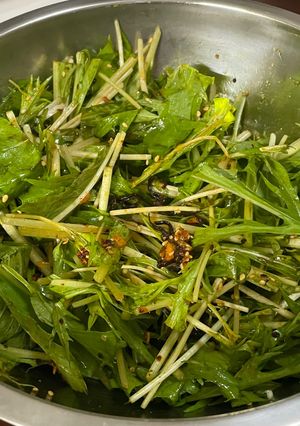 水菜サラダ-レシピのメイン写真
