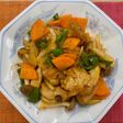 くるくる肉巻きの酢豚