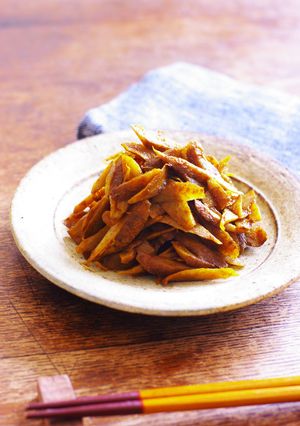レンジで★ごぼうのカレーオイスター和え-レシピのメイン写真