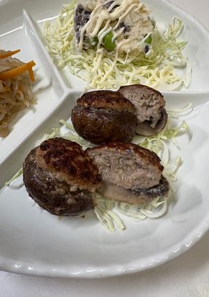 マッシュルームの肉詰め-レシピのメイン写真