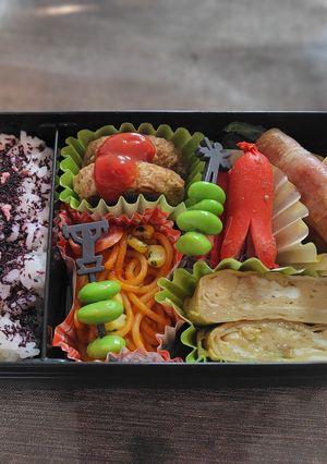 中学校部活弁当2025-レシピのメイン写真
