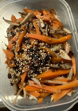 雑穀入りきんぴらごぼう-レシピのメイン写真