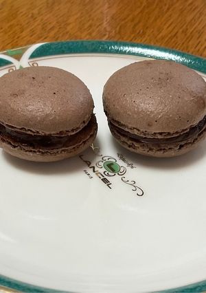 ピエがしっかりでる！チョコマカロン！-レシピのメイン写真