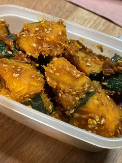 かぼちゃの胡麻和え-レシピのメイン写真