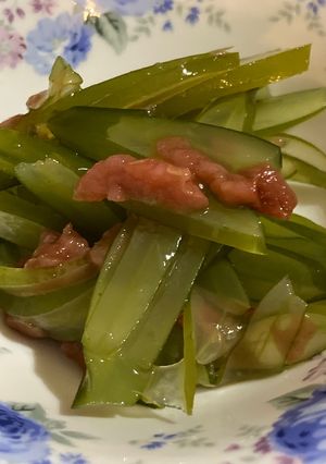 茎ワカメの梅和え-レシピのメイン写真