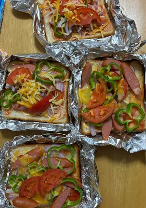 ピザトースト-レシピのメイン写真