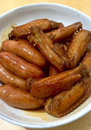 ご飯が進む！手羽中煮✨-レシピのメイン写真