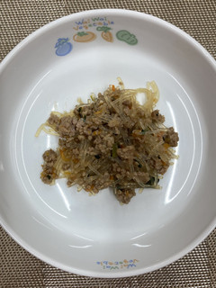 【保育園給食】ひき肉チャプチェ-レシピのメイン写真