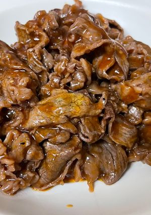 簡単！牛肉ケチャップ炒め-レシピのメイン写真
