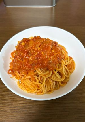 ニンニクトマトパスタ-レシピのメイン写真