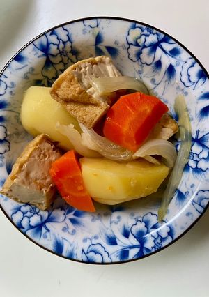厚揚げとじゃがいもの煮物-レシピのメイン写真