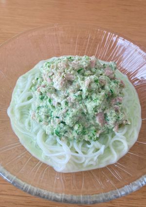 ツナマヨきゅうり素麺-レシピのメイン写真