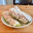 豚しゃぶサラダの☆素麺入り☆生春巻き