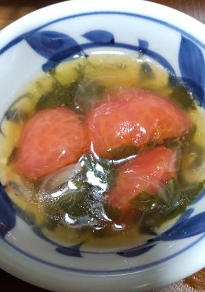 トマトと小松菜のトロトロ和風スープ-レシピのメイン写真