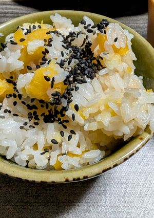 安納芋と新米の炊き込みごはん-レシピのメイン写真