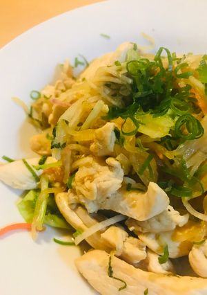 鶏肉と細切り大根のさっと炒め-レシピのメイン写真
