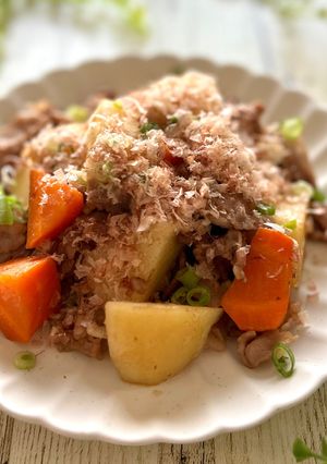かつお節 甘辛肉じゃが-レシピのメイン写真