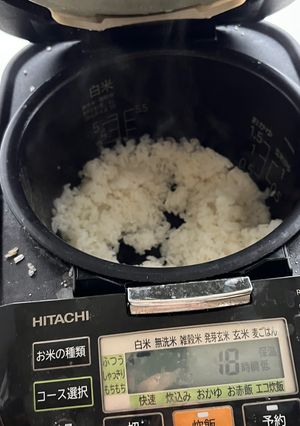 ご飯＋生命の水-レシピのメイン写真