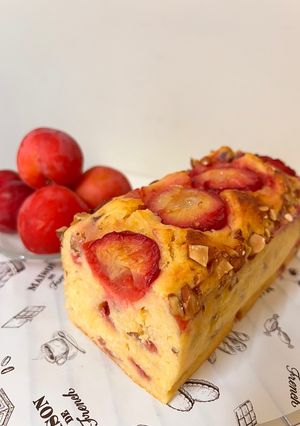 すもも(プラム)のパウンドケーキ-レシピのメイン写真