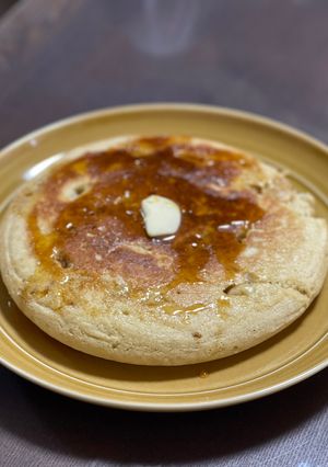 グルテンフリー蕎麦粉のパンケーキ♪-レシピのメイン写真