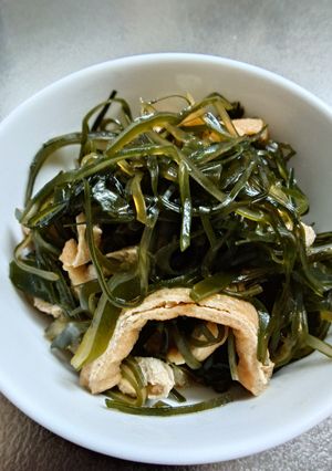 きり昆布と油揚げ炒め煮-レシピのメイン写真