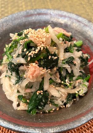 大根とほうれん草のツナ和え-レシピのメイン写真