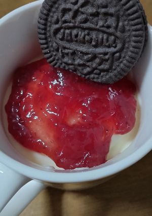 カップでカンタン♪オレオレチーズケーキ☆-レシピのメイン写真