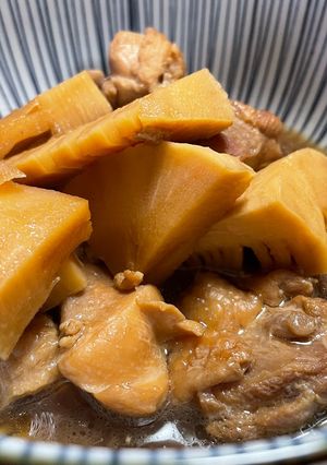 鶏肉とたけのこの煮物-レシピのメイン写真