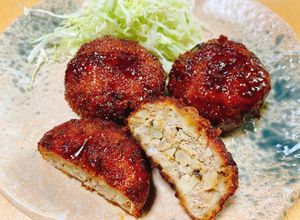 激うま🔥甘辛ソースのメンチカツ✨-レシピのメイン写真