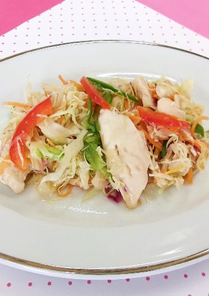 【簡単・レンジ調理】鶏むね肉の南蛮漬け風-レシピのメイン写真