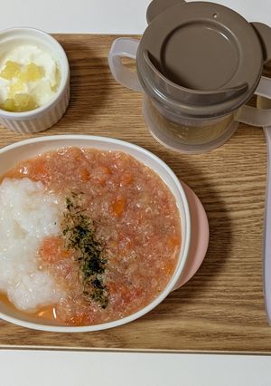 離乳食★8ヶ月 栄養満点トマトリゾット-レシピのメイン写真