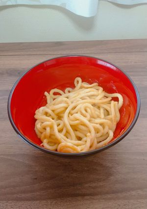 チーズニナッチャウ？！味噌バタ焼きうどん-レシピのメイン写真