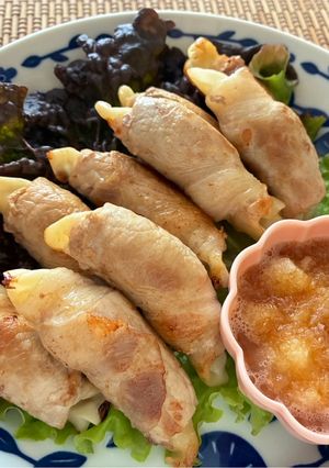 市販の餃子で簡単！旨味溢れる絶品肉巻き-レシピのメイン写真