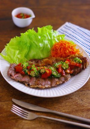 レンジで★万能！トマトとオクラのソース-レシピのメイン写真