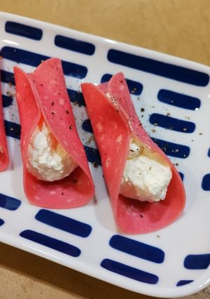 ふわふわクリームチーズのハム巻き-レシピのメイン写真