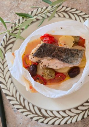 たらとじゃがいも、オリーブの包み焼き-レシピのメイン写真