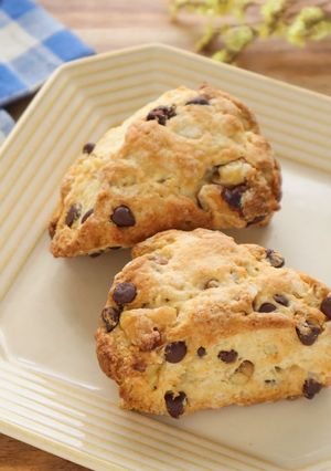 HMで簡単♡チョコとくるみのスコーン-レシピのメイン写真