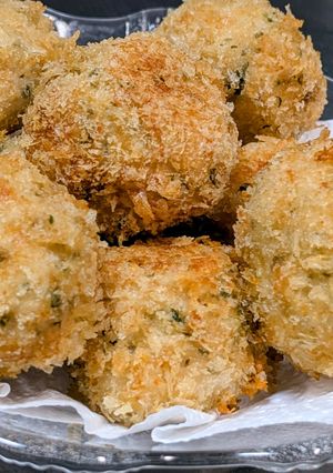 鶏団子チーズボール揚げ大葉入りお弁当にも✨-レシピのメイン写真
