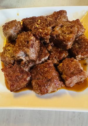 なぁ〜んちゃって！サイコロステーキ-レシピのメイン写真
