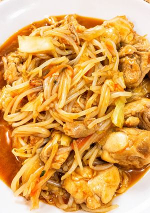 鶏肉とカット野菜のスパイシーソース炒め-レシピのメイン写真