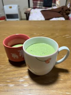 青梗菜とリンゴバナナスムージー-レシピのメイン写真