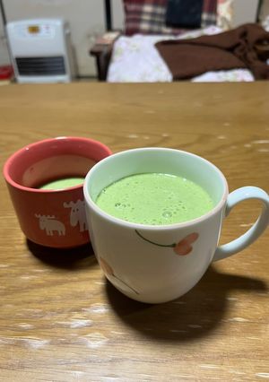 青梗菜とリンゴバナナスムージー-レシピのメイン写真