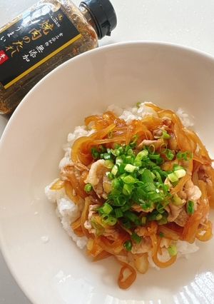 焼肉の生だれで一柔らかお肉の激旨豚丼-レシピのメイン写真