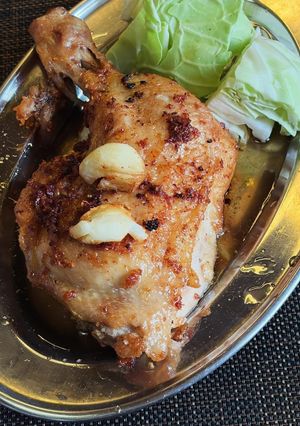 骨付き鶏のニンニク焼き-レシピのメイン写真
