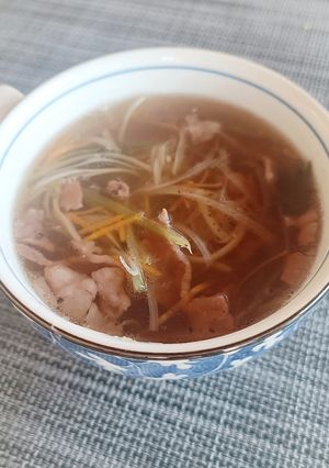 ５分で簡単にデキル☆サッパリ肉スープ-レシピのメイン写真