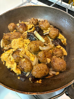肉団子ときくらげの卵炒め-レシピのメイン写真