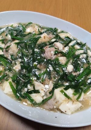 ニラ豆腐のあんかけ-レシピのメイン写真
