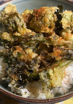 春の天丼-レシピのメイン写真
