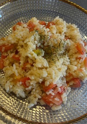 超簡単リゾット風トマトまぜご飯-レシピのメイン写真
